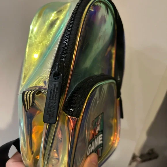 Colorful Holographic Mini Backpack - Picture 3 of 3